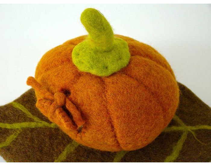 PAPOOSE TOYS Maison et Tapis en Laine Feutr�e Citrouille Enchant�e - D�s 3 ans (4)