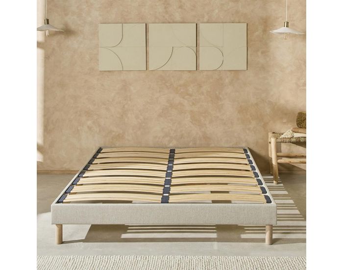 NUIT DE COTON Sommier en Kit - beige - 1 Place (1)