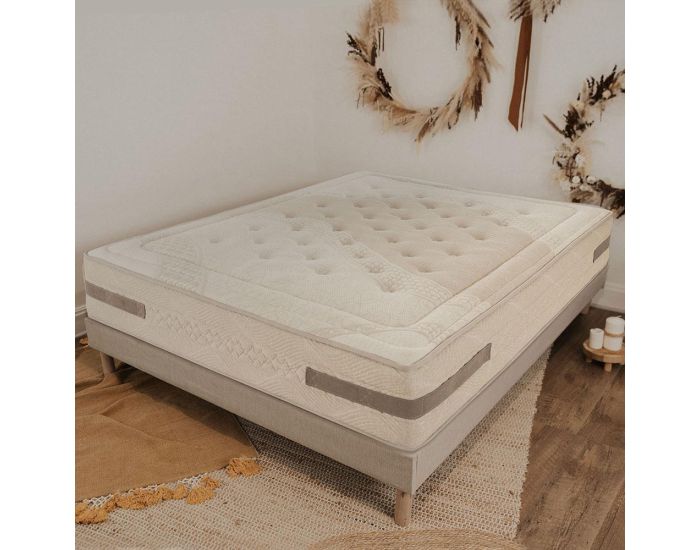 NUIT DE COTON Matelas S�r�nade 2 Personnes - Ressorts Ensach�s - Soutien Ferme (2)