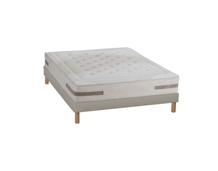 NUIT DE COTON Ensemble S�r�nade 2 Personnes - Matelas Ressorts Ensach�s - Sommier (14)