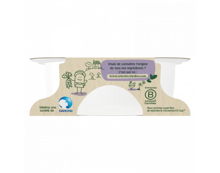 BLEDINA Les R�coltes Bio - 5 Assiettes Petits Pois 230g - Fenouil - Quinoa - D�s 12 Mois (3)