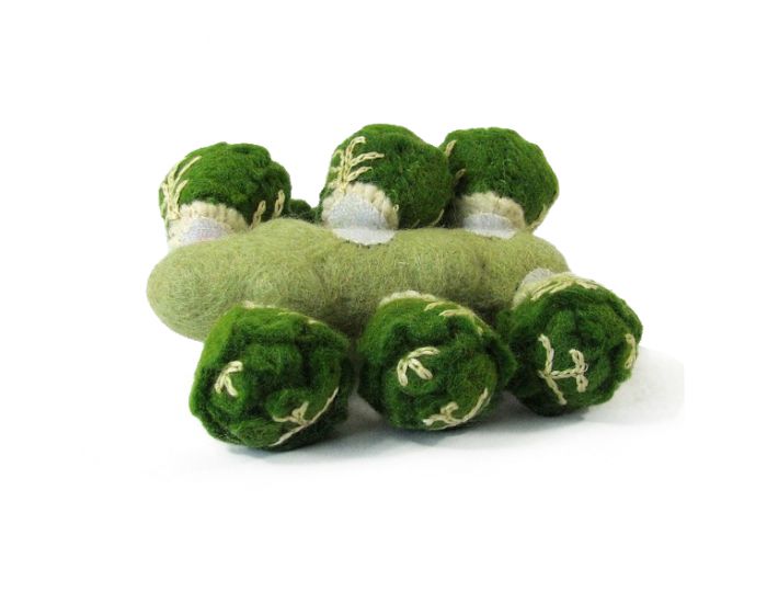 PAPOOSE TOYS L�gume en Laine Feutr�e - Choux de Bruxelles - D�s 3 ans (6)