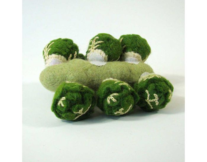 PAPOOSE TOYS L�gume en Laine Feutr�e - Choux de Bruxelles - D�s 3 ans (8)
