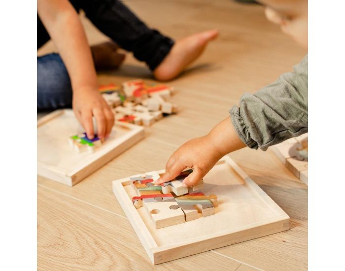 PAPOOSE TOYS Puzzle en Bois Earth - 16 Pi�ces - D�s 3 ans (1)