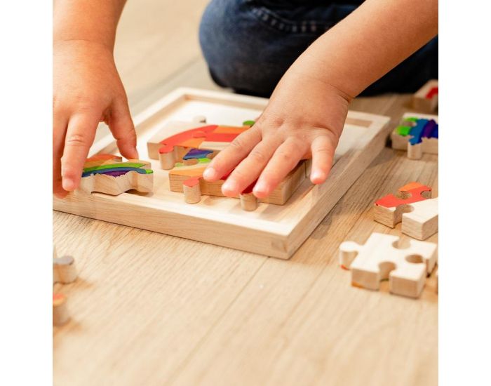 PAPOOSE TOYS Puzzle en Bois Earth - 16 Pi�ces - D�s 3 ans (3)