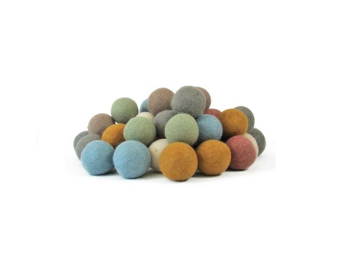 PAPOOSE TOYS Balles 5 cm en Laine Feutr�e Earth - Set de 49 - D�s 3 ans (6)