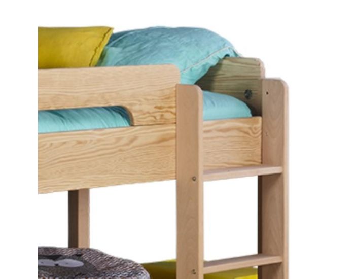 AKITEN RETAIL Lit Mi-Hauteur Brut A Peindre - Kaola (3)