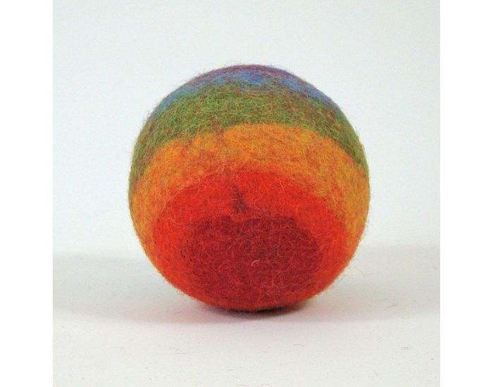 PAPOOSE TOYS Balles 7 cm en Laine Feutre Rainbow - Set de 8 - Ds 3 ans (3)