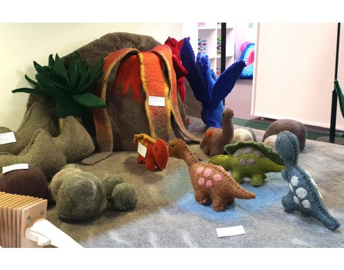 PAPOOSE TOYS Monde des Dinosaures en Laine Feutr�e - 3 Montagnes - D�s 3 ans (5)