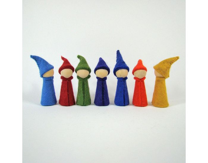 PAPOOSE TOYS Gnomes Rainbow - Set de 7 - Ds 3 ans (5)