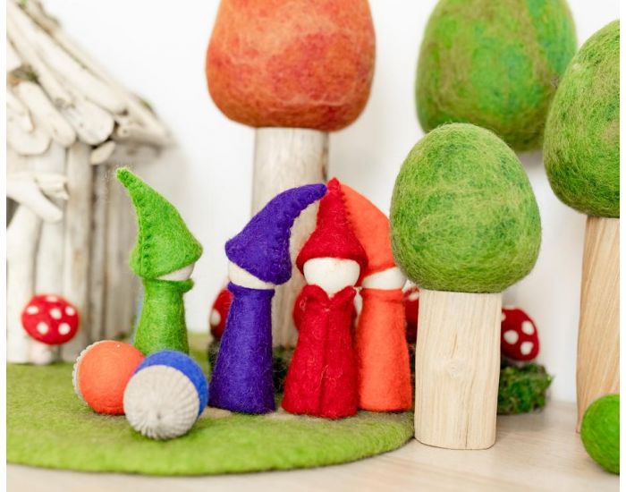 PAPOOSE TOYS Gnomes Rainbow - Set de 7 - Ds 3 ans (6)