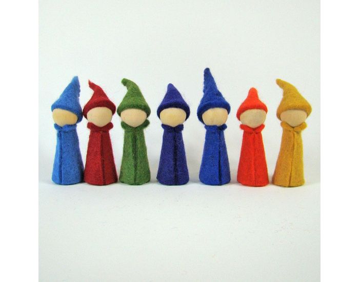PAPOOSE TOYS Gnomes Rainbow - Set de 7 - Ds 3 ans (10)