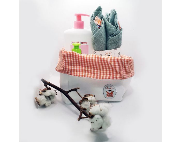 PAPATE Panier de Rangement en Coton Bio  (6)