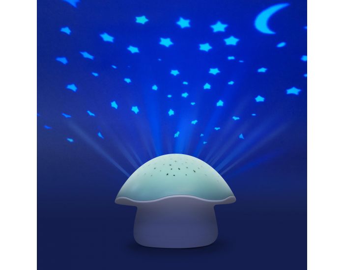 PABOBO Projecteur musical d'Etoiles Champignon - Bleu - D�s 12 mois (3)