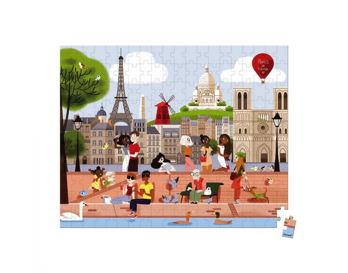 JANOD Puzzle Paris 200 pices - Ds 6 ans (1)