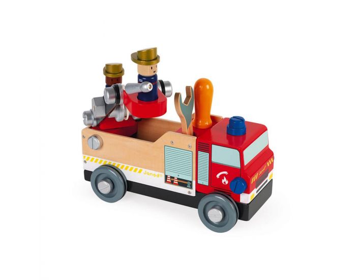 JANOD Camion de Pompiers Brico'Kids - Ds 3 ans (1)