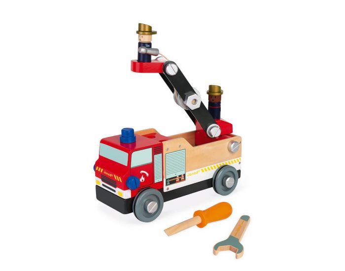 JANOD Camion de Pompiers Brico'Kids - Ds 3 ans (2)