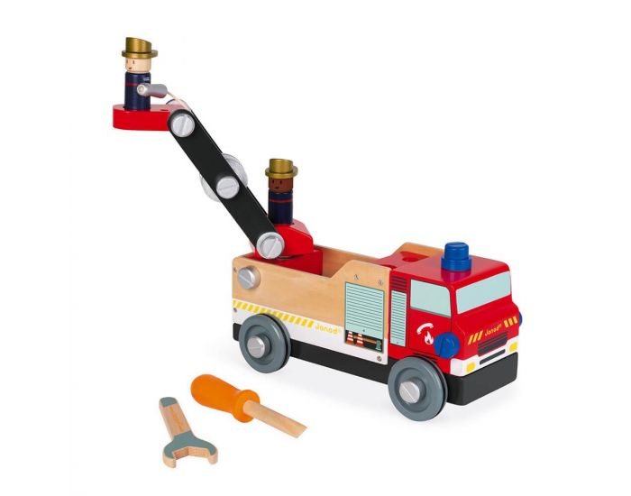 JANOD Camion de Pompiers Brico'Kids - Ds 3 ans (3)