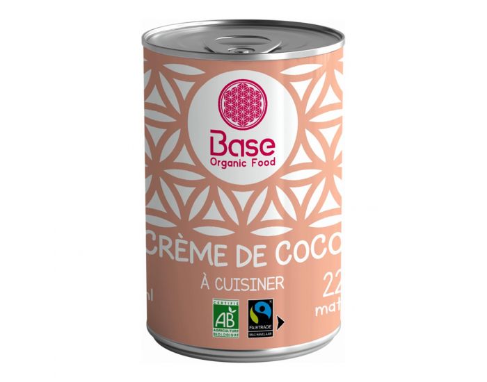 BASE ORGANIC Cr�me de Coco 21% MG 400ml Bio (1)