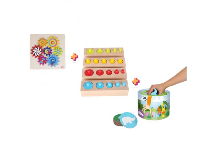 GOKI Pack jouet Montessori les Sens - D�s 3 Ans (4)
