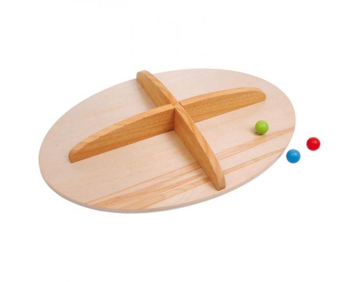 SMALL FOOT Planche d'Equilibre Montessori Labyrinthe Color - Ds 3 ans  (1)