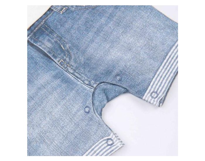 SEVIRA KIDS Combishort B�b� en Coton Bio - Matelot (2)