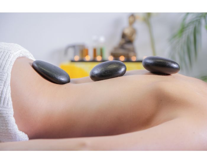 SUN AND SIA Lot de 5 Pierres Chaudes de Massage (1)