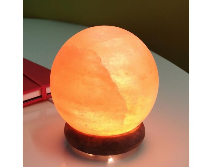 ZEN'ARôME Lampe USB en Cristal de Sel d'Himalaya - Sphère (3)