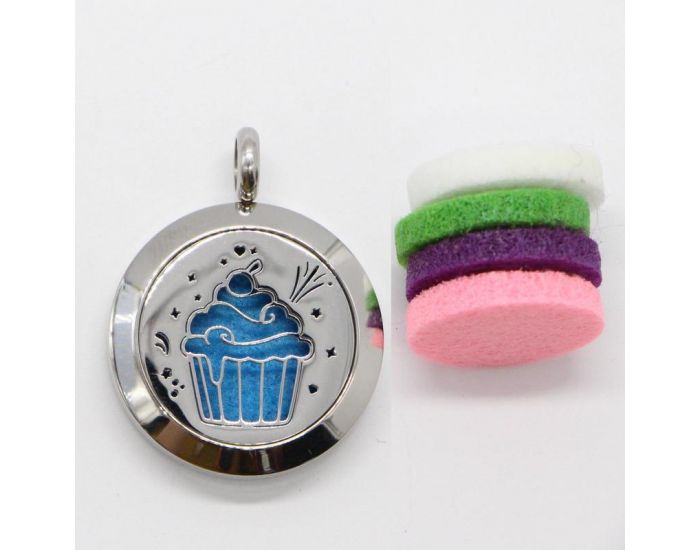 SUN AND SIA Collier d'Aromath�rapie - Cup Cake (3)