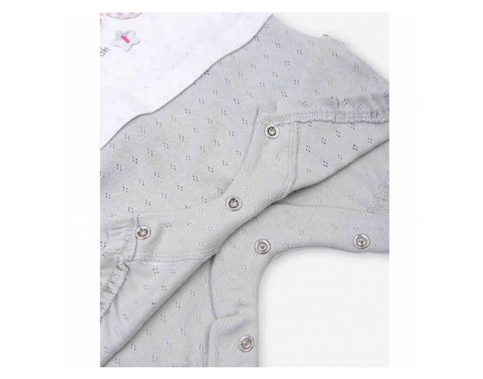 SEVIRA KIDS Combishort B�b� en Coton Jacquard Biologique - Doris (1)