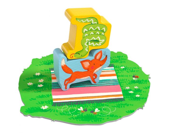 HABA Pyramide d'Animaux Junior - D�s 2 ans  (3)