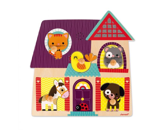 JANOD Puzzle sonore Mes Petits Compagnons - D�s 1 an (2)