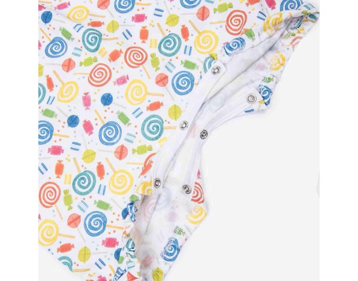 SEVIRA KIDS Combishort Bb Fille en Coton Bio - Candy (2)