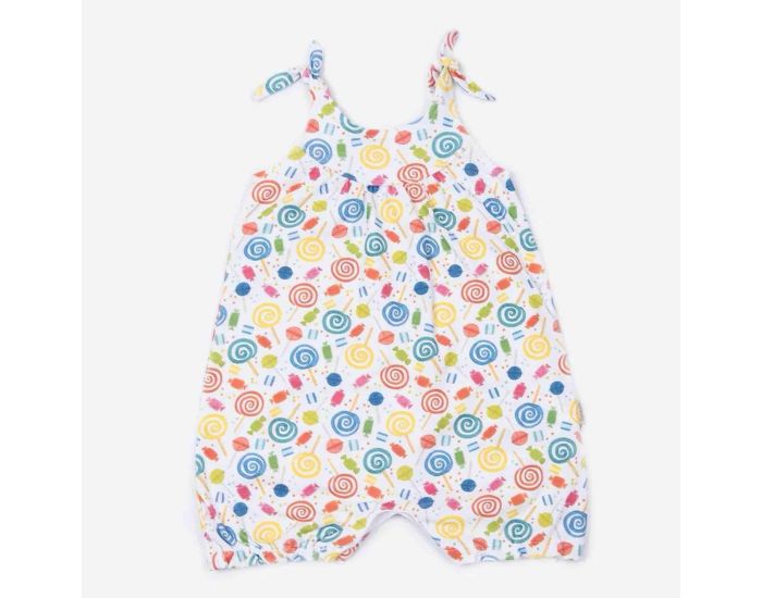 SEVIRA KIDS Combishort Bb Fille en Coton Bio - Candy (4)