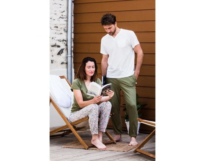 KADOLIS Pantalon de Pyjama Femme en Coton Bio et Tencel Sonora Liberty (3)