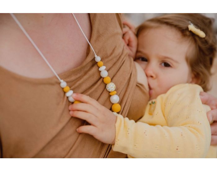 MAWEN MATERNE Collier d'Allaitement ou de Portage - Mimosa (1)