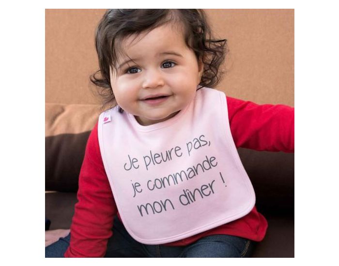 SEVIRA KIDS Bavoir B�b� Personnalis� - Beau Gosse Comme Papa ! - D�s la Naissance (1)