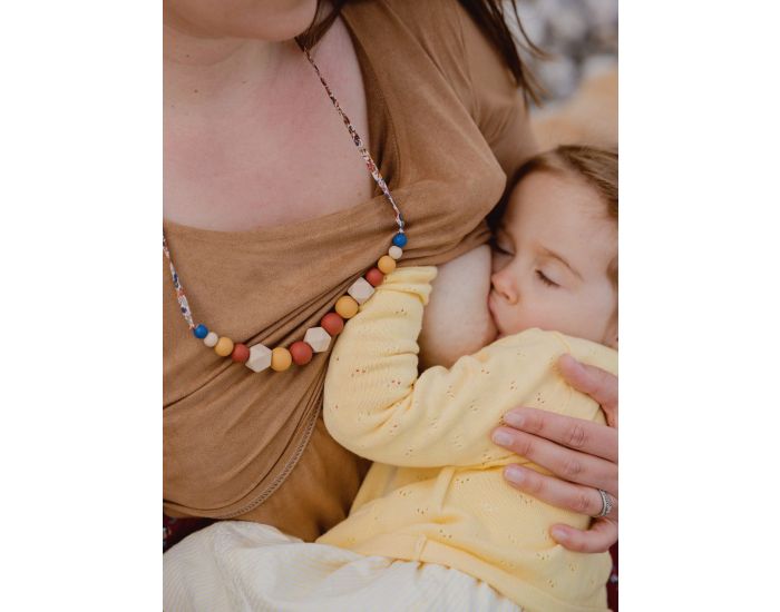 collier d'allaitement ou de portage - noisette (Mawen Materne) - Couverture