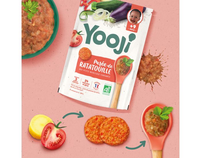 YOOJI 3 mois de pur�es bio en portions surgel�es - D�s 9 mois (5)