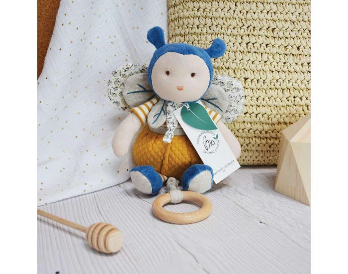 DOUDOU ET COMPAGNIE Boite � musique Pollen L'Abeille Bio - D�s 12 mois (2)