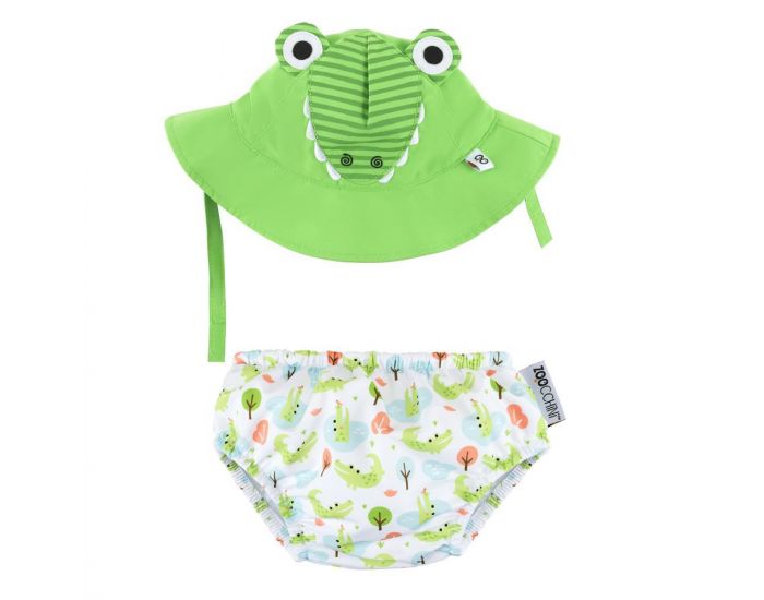 ZOOCCHINI Maillot et Chapeau Crocodile (1)