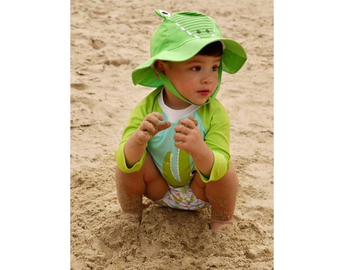ZOOCCHINI Maillot et Chapeau Crocodile (3)