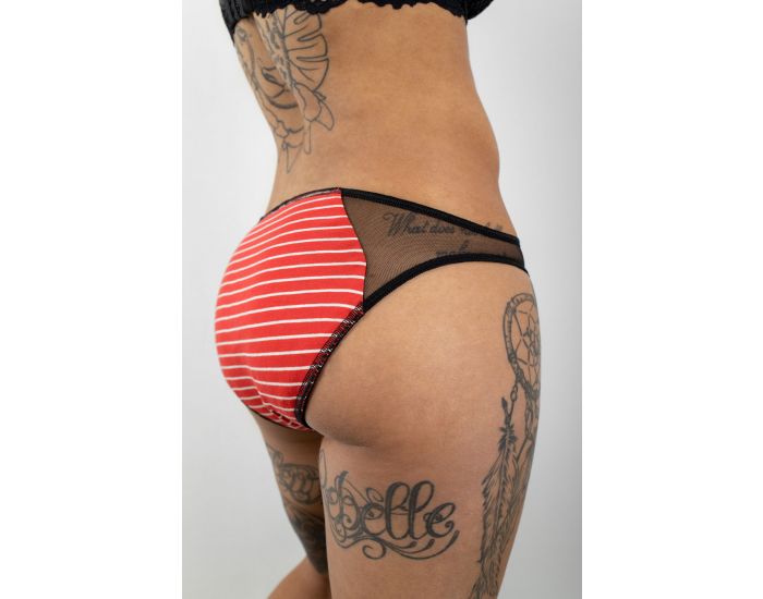 Culotte Menstruelle Dentelle & Coton Bio - La Petite Mousse Tulle (1)