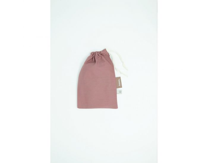 KADOLIS Taie d'Oreiller 100% Coton Bio - Bois de Rose (10)