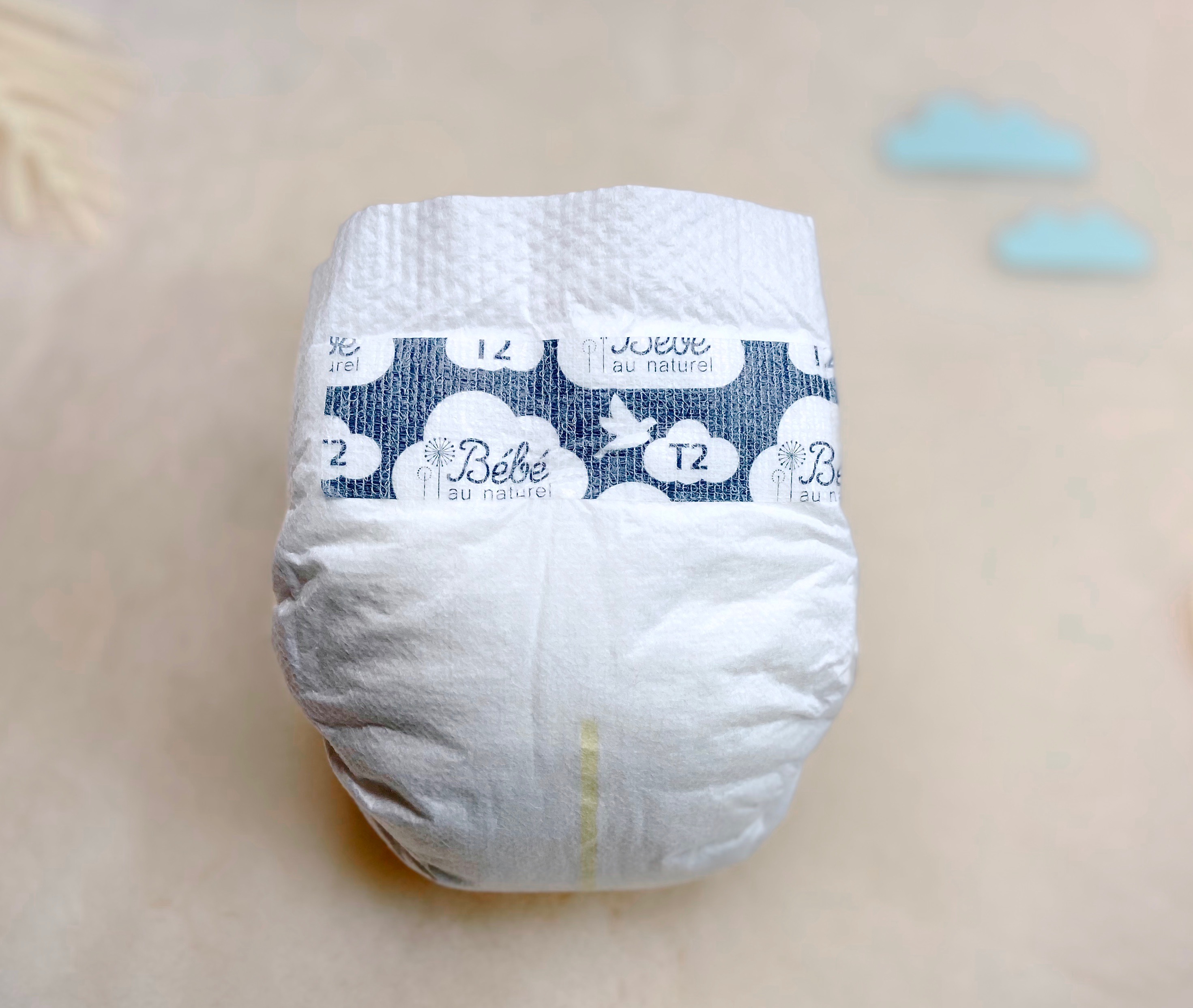 BEBE AU NATUREL La Couche Ecologique - Pack Economique Taille 2 / 3-6 kg A l'unit / 58 couches (5)