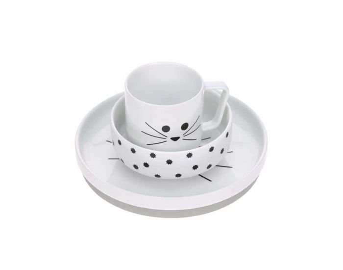 LASSIG Coffret Repas Porcelaine Chat (1)