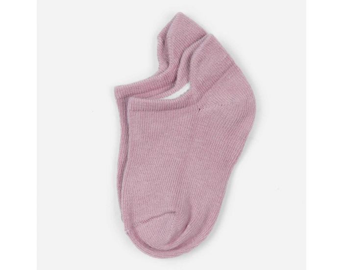 SEVIRA KIDS Chaussettes Enfant Coton Biologique - Vieux Rose (2)