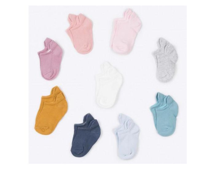 SEVIRA KIDS Chaussettes Enfant Coton Biologique - Ecru (2)