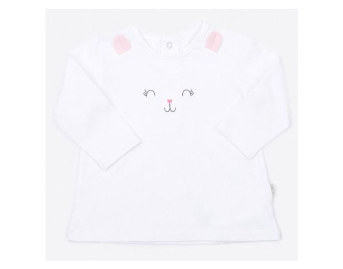 SEVIRA KIDS Pyjama B�b� 2 Pi�ces Coton Bio - Lapin Rose (2)