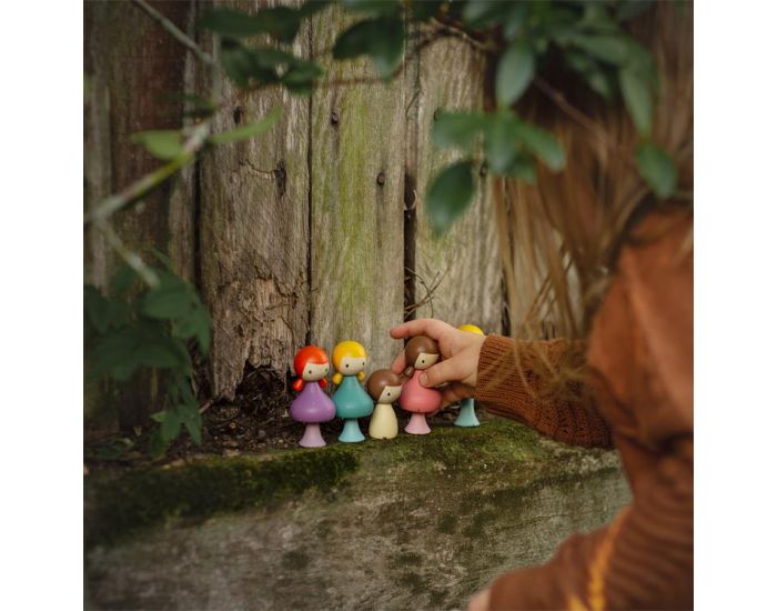 CLICQUES Lot de 2 Figurines en Bois Magntiques - Lucy et Maggie - Ds 3 ans (6)
